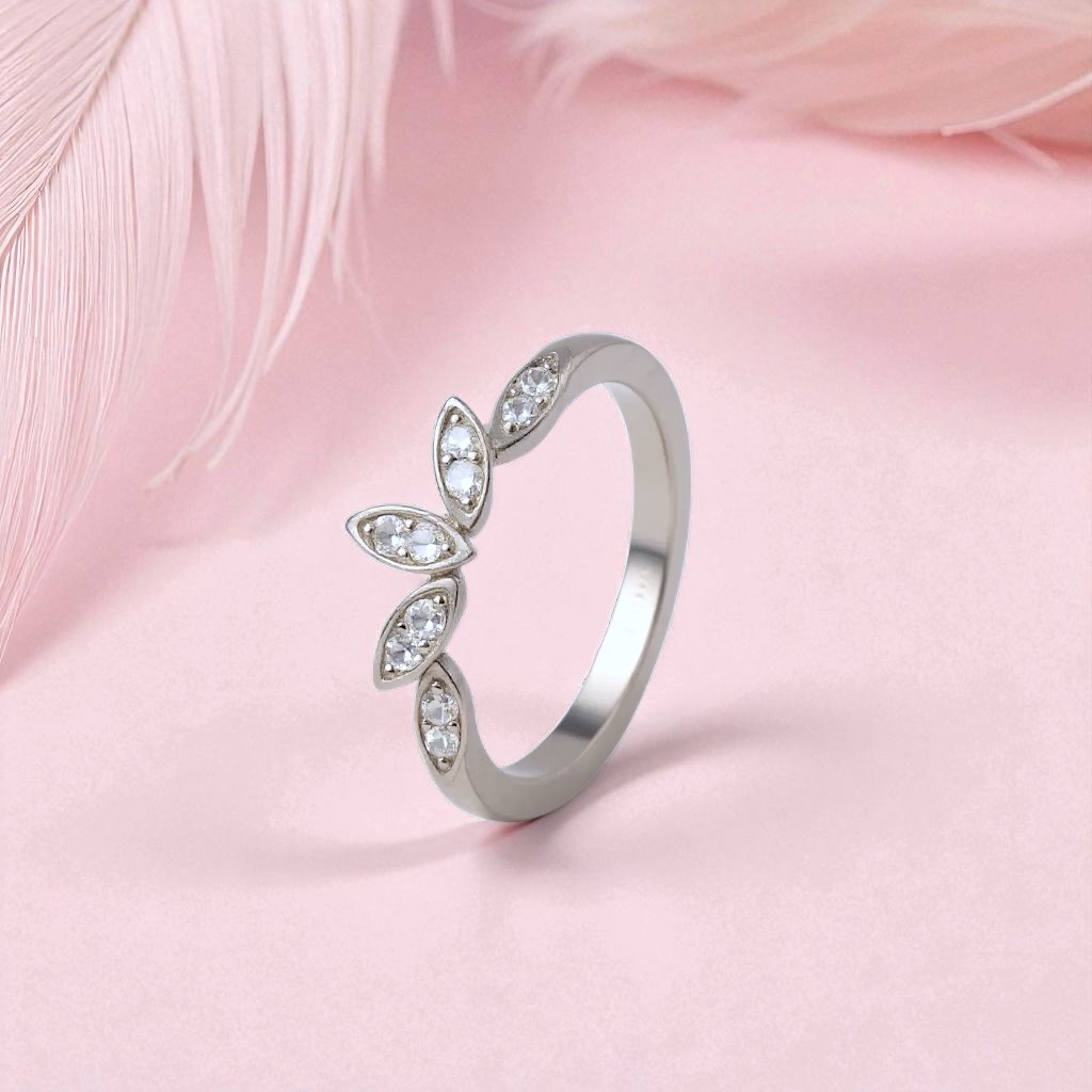 Alliance Clémence Diamants Or Gris – Image 2