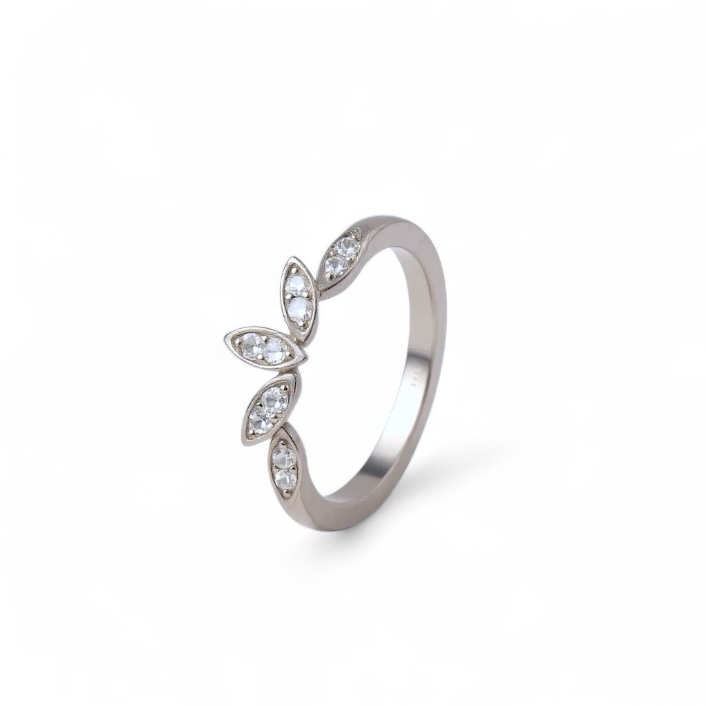Alliance Clémence Diamants Or Gris – Image 4